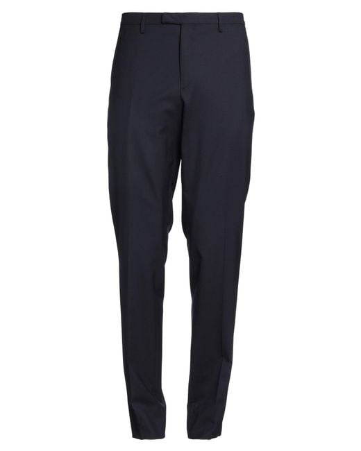 Boglioli Blue Pants Virgin Wool for men