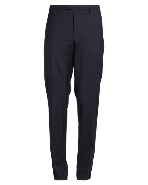 Boglioli Blue Pants Virgin Wool for men