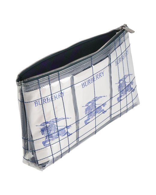 Burberry Blue Handbag Polyurethane for men