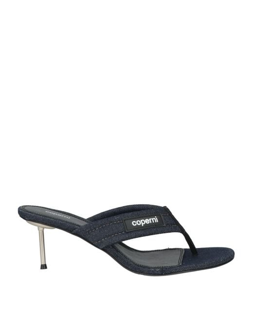 Coperni Blue Thong Sandal