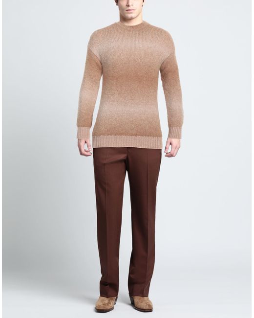 Scaglione Natural Sweater Alpaca Wool, Polyamide for men