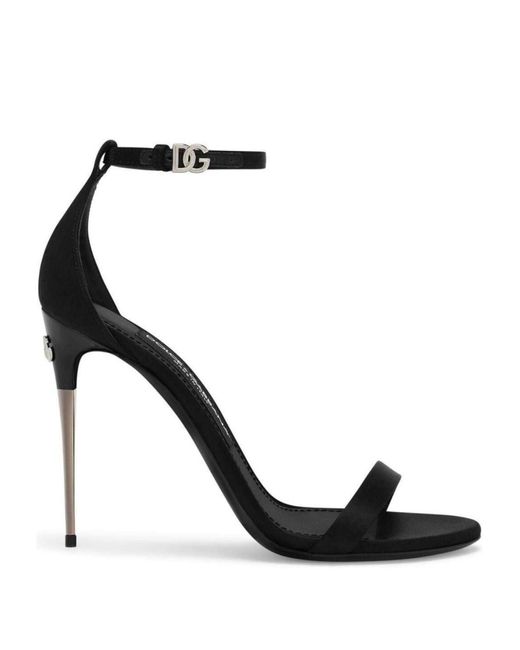 Sandali Keira 105Mm di Dolce & Gabbana in Black