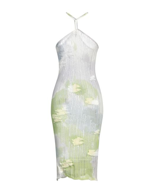 Dondup White Midi Dress