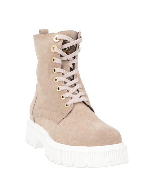 Gattinoni Natural Sand Sneakers Leather