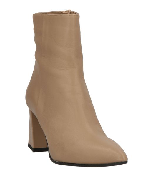 FRU Brown Ankle Boots Leather