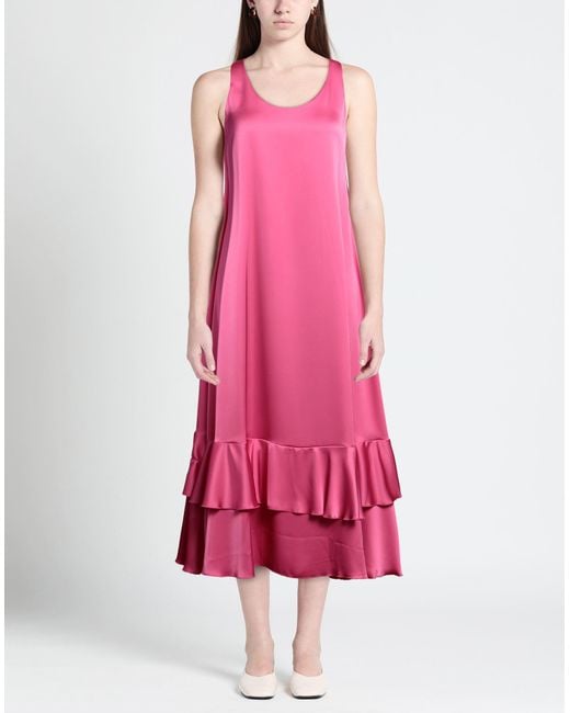 Liu Jo Pink Midi Dress