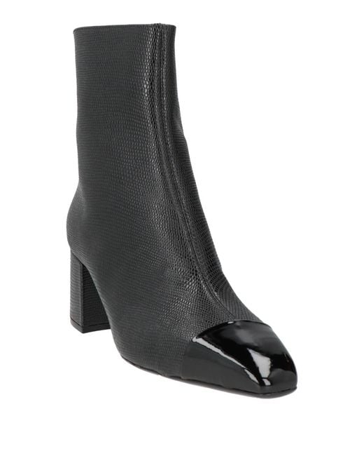 Ferragamo Black Ankle Boots Leather