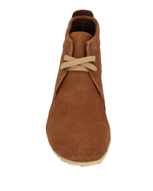 Clarks Brown Ankle Boots for men