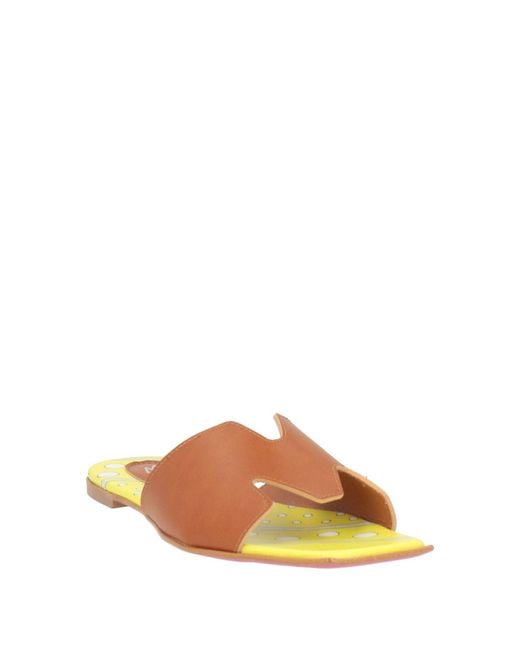 Manila Grace Brown Sandals