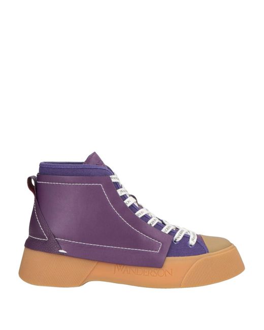 J.W. Anderson Purple Trainers for men