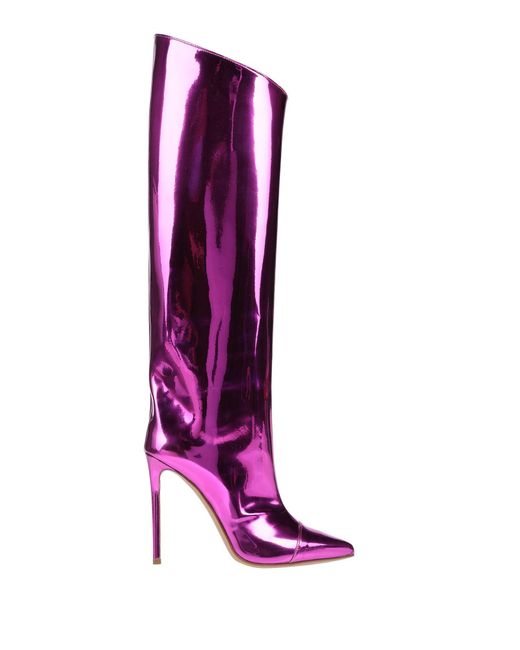 Alexandre Vauthier Purple Knee Boots