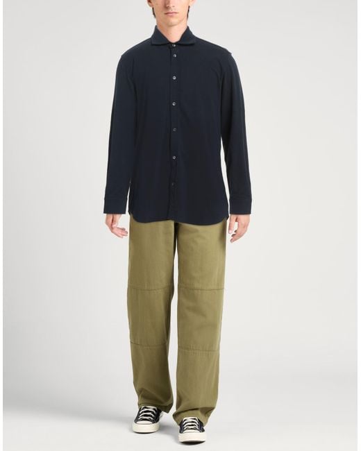 Circolo 1901 Blue Shirt Cotton, Elastane for men