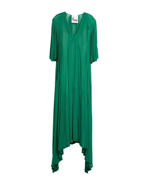 8pm Midi Dress in Green Lyst UK