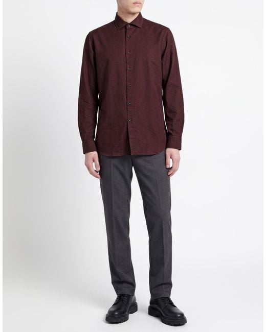 Xacus Purple Chocolate Shirt Cotton for men