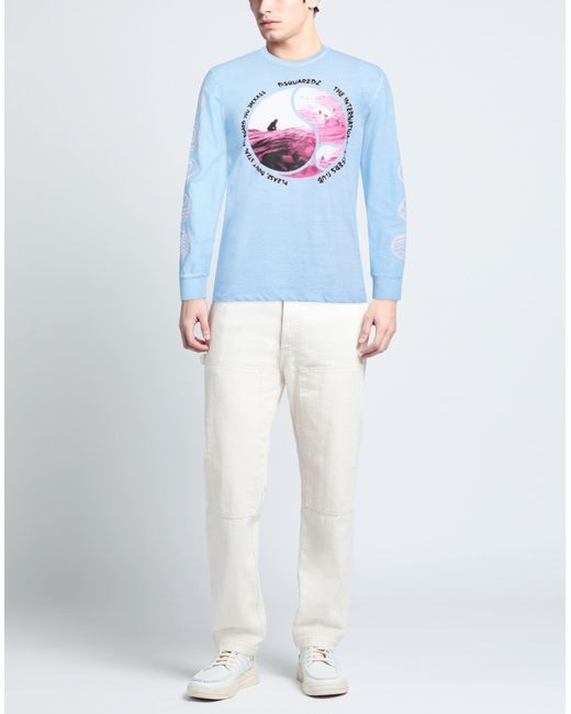 Camiseta DSquared² de hombre de color Blue