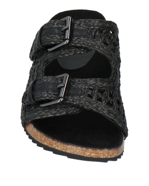 Bibi Lou Black Sandals Textile Fibers