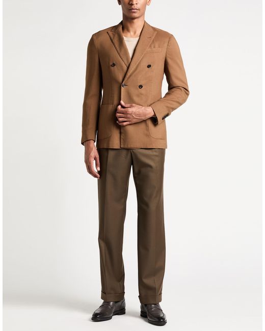 Lardini Brown Blazer Wool for men