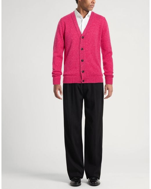 Roda Pink Cardigan Wool for men