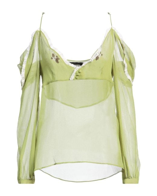 Top di DSquared² in Green