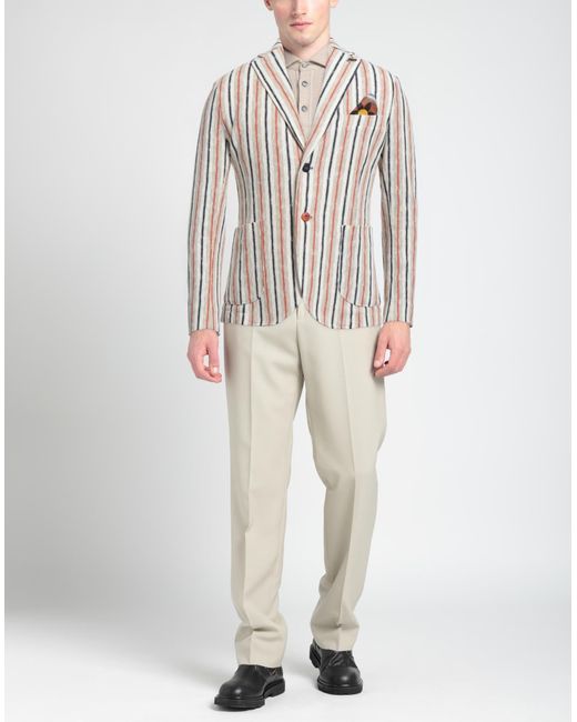 Bob White Blazer Cotton, Polyester for men