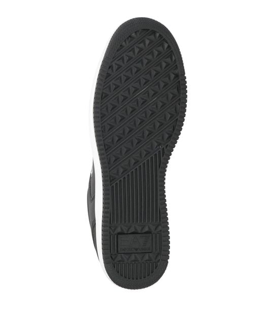 EA7 Black Sneakers Polyester, Polyurethane for men