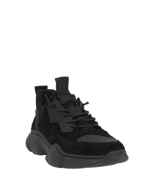 Bruno Bordese Black Sneakers Leather for men