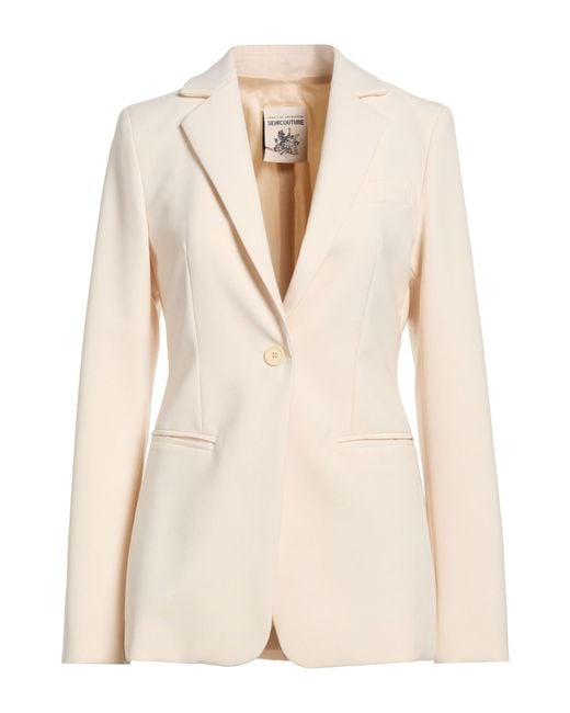 Semicouture Natural Blazers