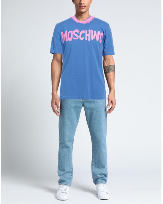 Camiseta Moschino de hombre de color Blue