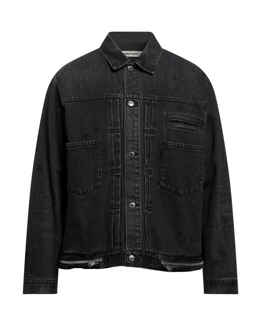 Undercover Black Denim Outerwear Cotton for men