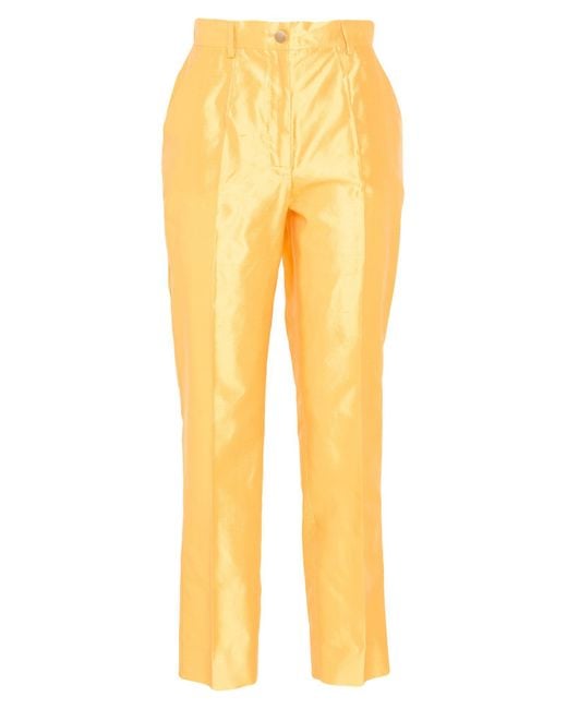 Pantalone di Dolce & Gabbana in Yellow