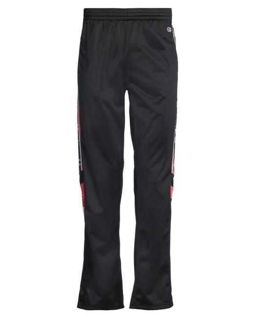 Champion Black Pants Polyester for men