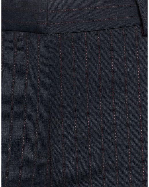 Ottod'Ame Blue Pants Polyester, Virgin Wool, Elastane