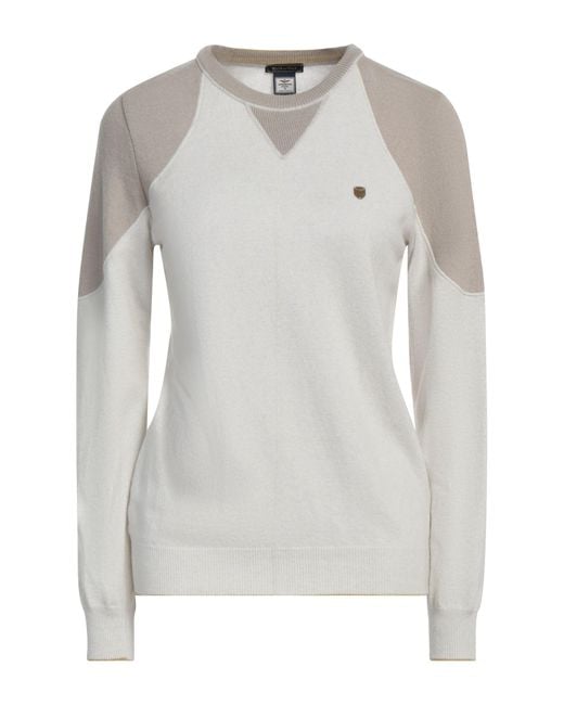 Aeronautica Militare Gray Sweater Viscose, Wool, Polyamide, Cashmere