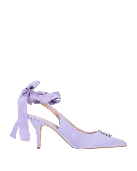 Gaelle Paris Purple Pumps