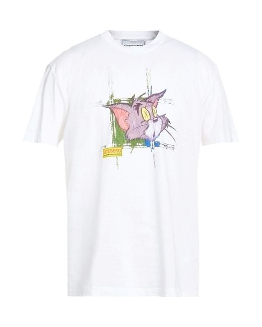 Iceberg White T-Shirts for men
