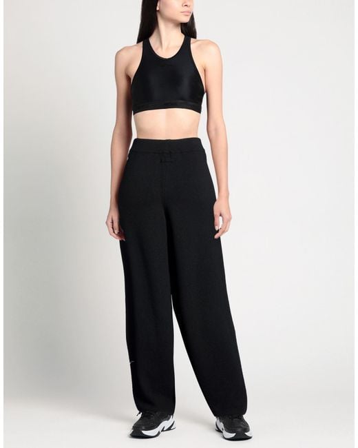 SOLOTRE Black Pants Wool