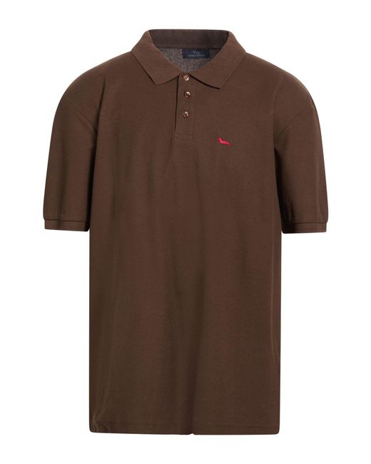 Harmont & Blaine Brown Polo Shirts for men