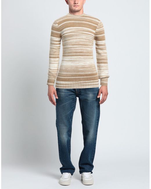 Grey Daniele Alessandrini Natural Sweater for men