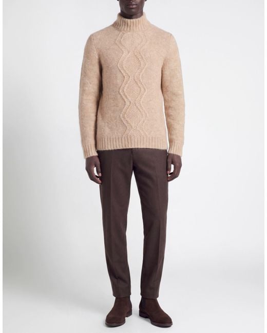 Messagerie Natural Turtleneck Alpaca Wool, Polyester for men