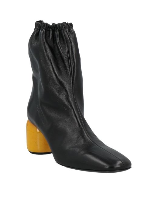Jil Sander Black Ankle Boots