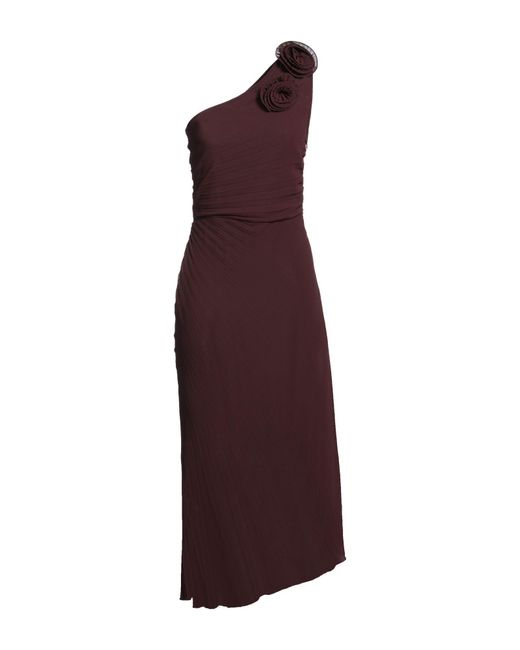 Kaos Purple Midi Dress Polyester