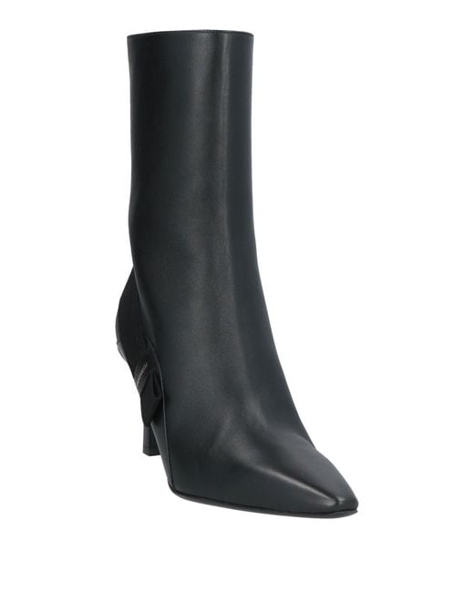 Ferragamo Black Ankle Boots