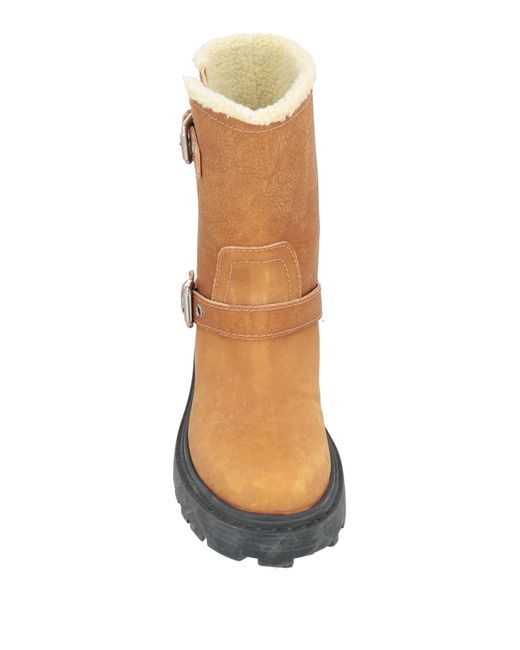 Philippe Model Brown Ankle Boots