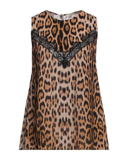 Roberto Cavalli Brown Top