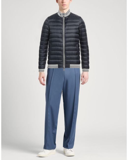 Herno Blue Globe Puffer Polyamide, Cotton for men