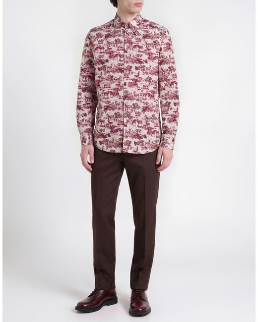 Camicia di Dnl in Red da Uomo