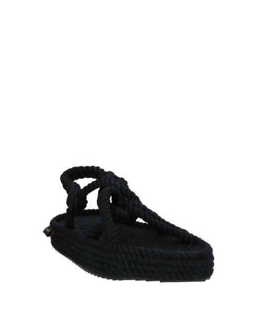 Bohonomad Black Sandals