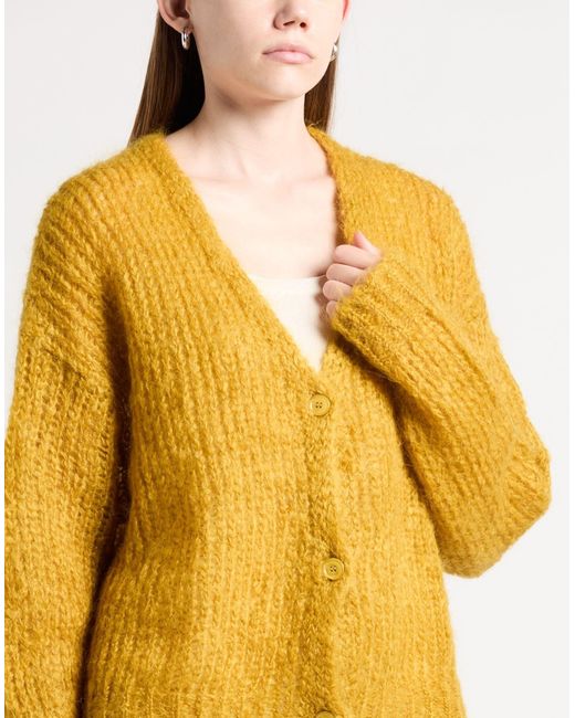 Weekend by Maxmara Yellow Cardigan