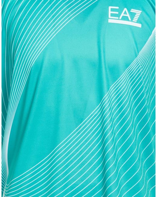 EA7 Blue T-Shirts for men
