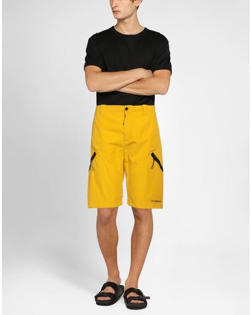 C P Company Yellow Shorts & Bermuda Shorts for men